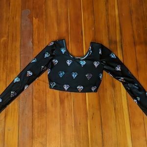 Diamond crop top